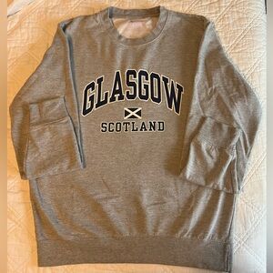 Glasgow, Scotland Grey Pullover- Size M